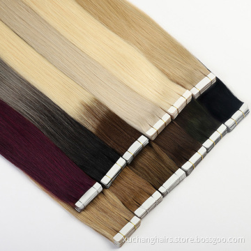 tape-in hair extensions buckle Wholesale virgin hair extensions vendors high quality tape hair machine vendors